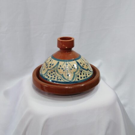 Tajine marocain de cuisson mini peint à la main