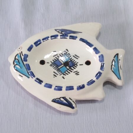 Porte savon sous forme de poisson