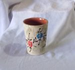 Grand verre pour eau au motif asiatique