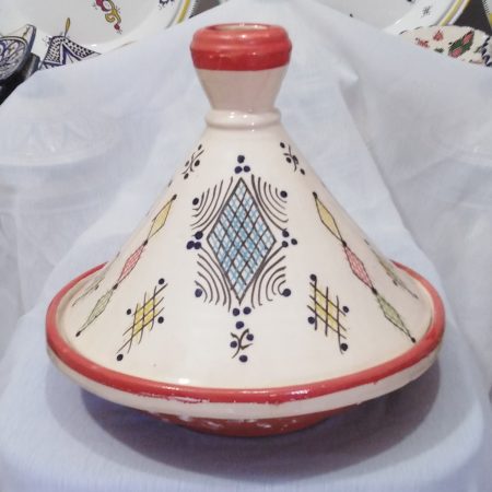 Tajine grand aux motifs berbères